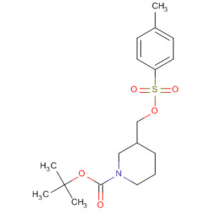 3-(甲苯磺酰氧基甲基)哌啶-1-羧酸叔丁酯结构式_191092-05-4结构式