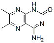 (7ci,9ci)-4-氨基-6,7-二甲基-2(1H)-蝶啶酮结构式_19152-99-9结构式