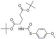 n-[[(4-甲氧基苯基)硫代]羰基]-谷氨酸 双(1,1-二甲基乙基)酯结构式_192203-59-1结构式