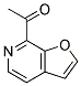 (9ci)-1-呋喃并[2,3-c]吡啶-7-基-乙酮结构式_193750-70-8结构式