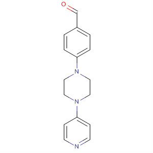 1-(4-甲酰基苯基)-4-(吡啶-4-基)哌嗪结构式_194668-32-1结构式