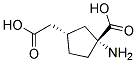 (1s-反式)-(9ci)-3-氨基-3-羧基-环戊烷乙酸结构式_194785-82-5结构式