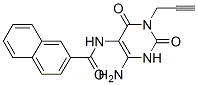 (9ci)-n-[4-氨基-1,2,3,6-四氢-2,6-二氧代-1-(2-丙炔)-5-嘧啶]-2-萘羧酰胺结构式_197075-92-6结构式