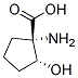 (1s,2r)-(9ci)-1-氨基-2-羟基-环戊烷羧酸结构式_197247-93-1结构式