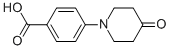 4-(4-Oxo-1-piperidinyl)benzoic acid Structure,197446-34-7Structure