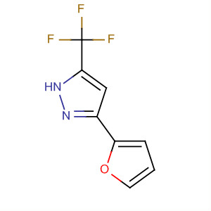 3-(2-呋喃)-5-(三氟甲基)-1H-吡唑结构式_197507-85-0结构式