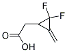 (9ci)-2,2-二氟-3-亚甲基-环丙烷乙酸结构式_199176-95-9结构式