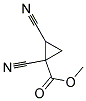 Cyclopropanecarboxylic acid, 1,2-dicyano-, methyl ester (8ci) Structure