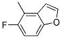 (9ci)-5-氟-4-甲基-苯并呋喃结构式_199391-66-7结构式