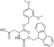 Fmoc-d-天冬氨酸 1-(2,4-二甲氧基苄基)酯结构式_200335-63-3结构式