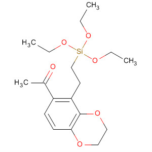 1-[5-(2-三乙氧基甲硅烷基-乙基)-2,3-二氢-苯并[1,4]二噁英-6-基]乙酮结构式_200631-17-0结构式