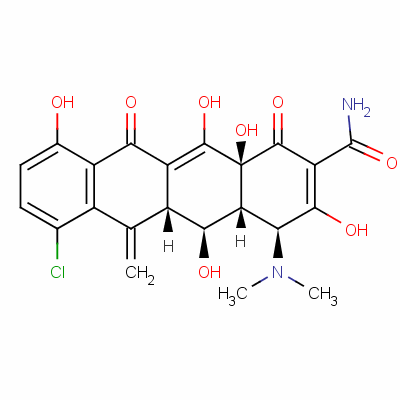 土霉素 英文名称: meclocycline 英文别名: cas号:  2013-58-3 分子式