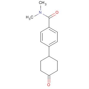 N,N-二甲基-4-(4-氧代环己基)苯甲酰胺结构式_201412-89-7结构式