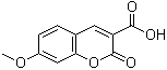 7-甲氧基香豆素-3-羧酸结构式_20300-59-8结构式