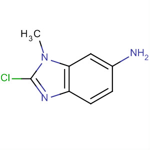 (9ci)-2-氯-1-甲基-1H-苯并咪唑-6-胺结构式_203302-75-4结构式
