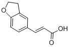 (2E)-3-(2,3-二氢苯并呋喃-5-基)丙酸结构式_203505-84-4结构式