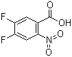 4,5-二氟-2-硝基苯甲酸结构式_20372-63-8结构式