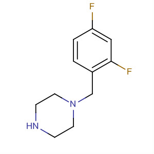 1-(2,4-二氟苄基)哌嗪结构式_204013-06-9结构式