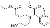 (3E)-alpha-(2-氯苯基)-3-(2-乙氧基-2-氧代乙亚基)-4-羟基-1-哌啶乙酸甲酯结构式_204205-19-6结构式 (3E)-alpha-(2-氯苯基)-3-(2-乙氧基-2-氧代乙亚基)-4-羟基-1-哌啶乙酸甲酯结构式_204205-19-6结构式