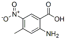 (9ci)-2-氨基-4-甲基-5-硝基-苯甲酸结构式_204254-68-2结构式