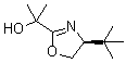 (S)-2-(4-叔丁基-4,5-二氢噁唑-2-基)丙烷-2-醇结构式_204333-19-7结构式