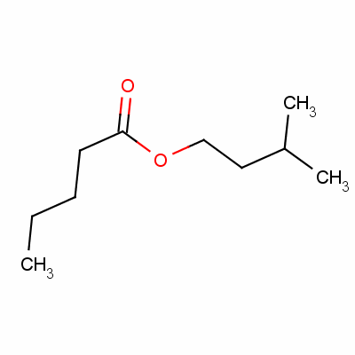 3-甲基丁基戊酸酯结构式_2050-09-1结构式
