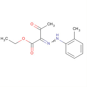 2-[2-(2-甲基苯基)肼基]-3-氧代-丁酸乙酯结构式_20532-69-8结构式
