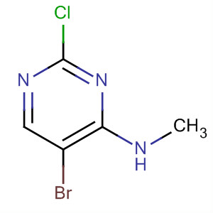 5-溴-2-氯-N-甲基嘧啶-4-胺结构式_205672-24-8结构式