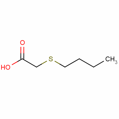 (丁基硫代)乙酸结构式_20600-61-7结构式