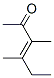 (E)-3,4-二甲基-3-己烯-2-酮结构式_20685-46-5结构式