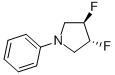 (3R,4r)-3,4-二氟-1-苯基吡咯烷结构式_209625-77-4结构式