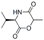 (3r)-(9ci)-6-甲基-3-(1-甲基乙基)-2,5-吗啉二酮结构式_209973-73-9结构式