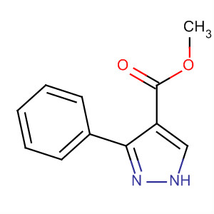 3-苯基-1H-吡唑-4-羧酸甲酯结构式_21031-22-1结构式