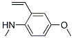 (9ci)-2-乙烯-4-甲氧基-n-甲基-苯胺结构式_210536-17-7结构式