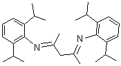 N-((2Z,4E)-4-(2,6-二异丙基苯基亚氨基)-2-戊烯-2-基)-2,6-二异丙基苯胺结构式_210832-39-6结构式
