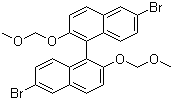 (R)-6,6-二溴-2,2-双(甲氧基甲氧基)-1,1-联萘结构式_211560-97-3结构式