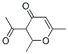 (9ci)-3-乙酰基-2,3-二氢-2,6-二甲基-4H-吡喃-4-酮结构式_212569-64-7结构式