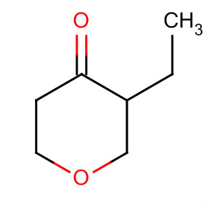 3-乙基-四氢吡喃-4-酮结构式_21398-42-5结构式
