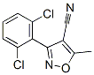 3-(2,6-二氯苯基)-5-甲基-4-异噁唑甲腈结构式_21486-28-2结构式