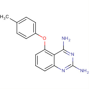 2,4-二氨基-5-(4-甲基苯氧基)喹唑啉结构式_215925-70-5结构式