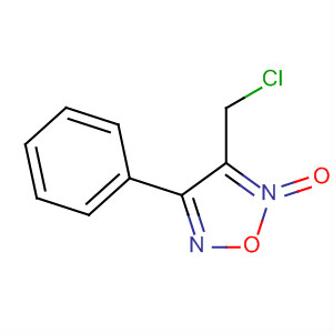 3-(氯甲基)-4-苯基-1,2,5-噁二唑 2-氧化物结构式_217966-10-4结构式
