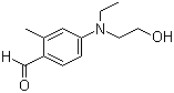 N-乙基-N-羟乙基-4-氨基-2-甲基苯甲醛结构式_21850-52-2结构式