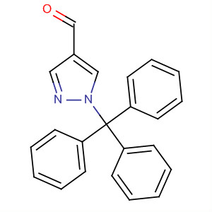 1-三苯甲游基-1H-吡唑-4-甲醛结构式_218594-00-4结构式