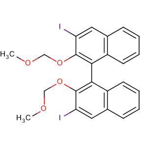 (S)-3,3-二碘-2,2-双(甲氧基甲氧基)-1,1-联萘结构式_219583-87-6结构式