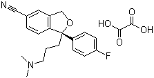 (R)-草酸西酞普兰结构式_219861-53-7结构式