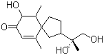 3,11,12-三羟基螺旋菌-1(10)-烯-2-酮结构式_220328-03-0结构式