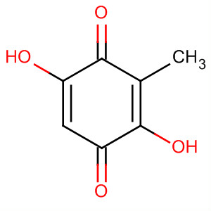 3-甲基-2,5-二羟基-1,4-苯醌结构式_2207-58-1结构式