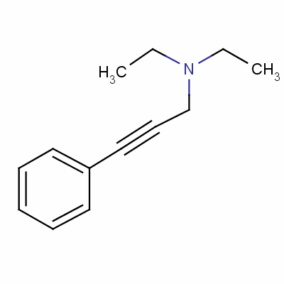3-二乙基氨基-1-苯基丙炔结构式_22396-72-1结构式