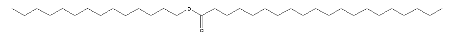花生酸十四烷酯结构式_22413-04-3结构式