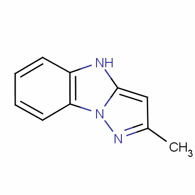 2-甲基-4H-吡唑并[1,5-a]苯并咪唑结构式_22501-82-2结构式